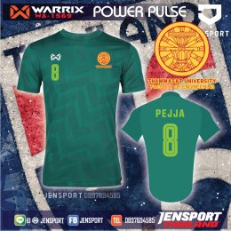 เสื้อ Warrix WA-1569 สีดำ ทีม วิศวะ ธรรมศาสตร์