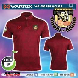 เสื้อคอปก Warrix WA202 PLA สีแดง MS-FRIEND-GOLF