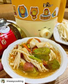  New item Bear Multi Cooker หม้อต้มอเนกประสงค์