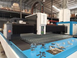 ส่งมอบเครื่อง  Fiber Laser รุ่น LT3015S กำลังเลเซอร์ 1000W พิกัด สเปช มีเดีย จำกัด  กรุงเทพมหานคร
