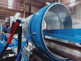 Duct production machine