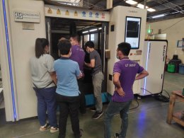ส่งมอบเครื่อง Marking Fiber Laser 30w  พิกัดชลบุรี