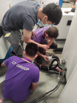 ส่งมอบเครื่อง Marking Fiber Laser 30w  พิกัดชลบุรี