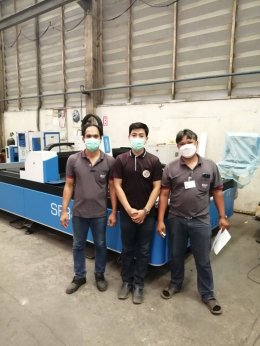 ส่งมอบเครื่อง  Fiber Laser รุ่น LT3015S กำลังเลเซอร์ 1000W พิกัด สเปช มีเดีย จำกัด  กรุงเทพมหานคร