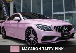 Mercedes Benz C Coupe Wrap pink
