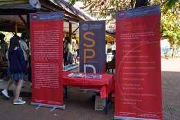 SPD promotion at the SEAkers Education Fair (SEF) in Cambodia