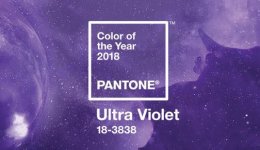 ปี 2018 PANTONE มีการประกาศสีประจำปี 2018 ออกมาคือสี Ultra violet