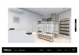 Design, manufacture and installation of the shop: MeeDee Shop, Mae Fah Luang University, Chiang Rai Province