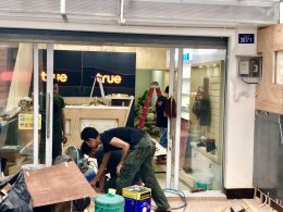 Design, manufacture and installation of shops: True Dtac Shop, Koh Lipe, Satun province.