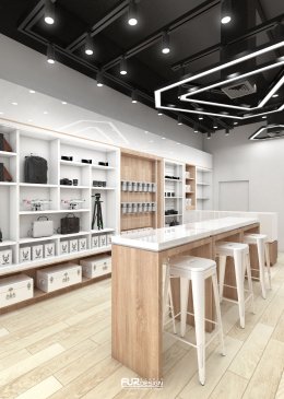 Design, manufacture and installation of stores: Gadget Play Store, Fortune Mall, Bangkok.