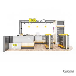ออกแบบร้านจำหน่ายมือถือ ร้าน HUG MOBILE @ เซนทรัลเชียงราย