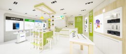 ออกแบบ 3D ร้านจำหน่ายมือถือ ร้าน ais buddy ชุมพร 