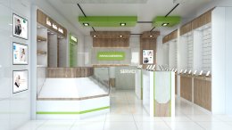 ออกแบบและตกแต่งร้านจำหน่ายมือถือ ร้าน คลองมวนเทเลคอม อ.คลองมวน จ.ตรัง 
