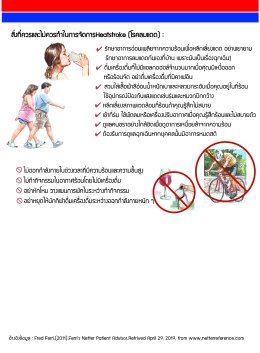 MANAGING YOUR HEAT EXHAUSTION AND HEATSTROKE