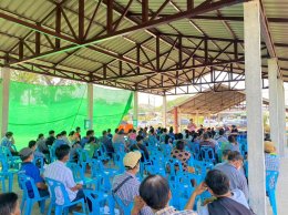 คบ.สุโขทัย  ประชุมกลุ่มบริหารการใช้น้ำพัฒนาคลองมะพลับ