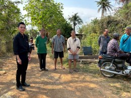 คบ.สุโขทัย  ลงพื้นที่ติดตามสถานการณ์น้ำ ณ บ่อสูบน้ำใต้ดินที่ L15