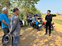 คบ.สุโขทัย  ลงพื้นที่ติดตามสถานการณ์น้ำ ณ บ่อสูบน้ำใต้ดินที่ L15