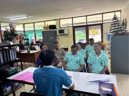 คบ.สุโขทัย  ประชุมอาสาสมัครชลประทาน ประจำเดือนมิถุนายน 2568 ฝ่ายส่งน้ำและบำรุงรักษาที่ 2 