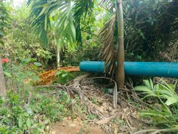 คบ.สุโขทัย  ลงพื้นที่ติดตามการดำเนินงานเป่าล้างบ่อสูบน้ำใต้ดินบ่อที่ K6