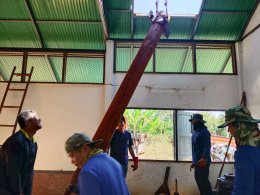 คบ.สุโขทัย  ลงพื้นที่ติดตามการเป่าล้างบ่อสูบน้ำใต้ดินบ่อที่ 59 และติดตามการซ่อมแซมบ่อสูบน้ำใต้ดินบ่อที่ L34