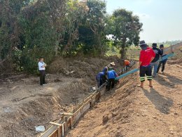 คบ.สุโขทัย  ลงพื้นที่ติดตามความคืบหน้าปรับปรุงสถานีสูบน้ำด้วยพลังงานแสงอาทิตย์พร้อมระบบส่งน้ำ บ่อสูบน้ำใต้ดินที่ L25