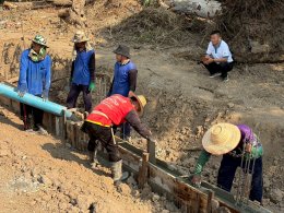 คบ.สุโขทัย  ลงพื้นที่ติดตามความคืบหน้าปรับปรุงสถานีสูบน้ำด้วยพลังงานแสงอาทิตย์พร้อมระบบส่งน้ำ บ่อสูบน้ำใต้ดินที่ L25