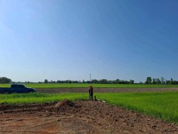 คบ.สุโขทัย  ลงพื้นที่ติดตามความก้าวหน้าปรับปรุงสถานีสูบน้ำด้วยพลังงานแสงอาทิตย์พร้อมระบบส่งน้ำ บ่อสูบน้ำใต้ดินที่ E6