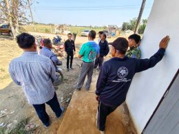 คบ.สุโขทัย  ลงพื้นที่ติดตามสถานการณ์น้ำ ณ บ่อสูบน้ำใต้ดินที่ L16