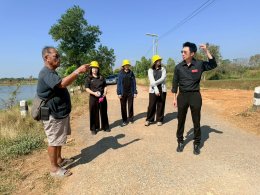 คบ.สุโขทัย  ลงพื้นที่ติดตามสถานการณ์น้ำ เพื่อบริหารจัดการน้ำฤดูแล้ง 68/69 