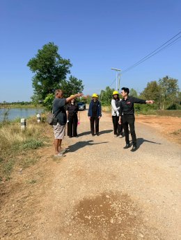 คบ.สุโขทัย  ลงพื้นที่ติดตามสถานการณ์น้ำ เพื่อบริหารจัดการน้ำฤดูแล้ง 68/69 