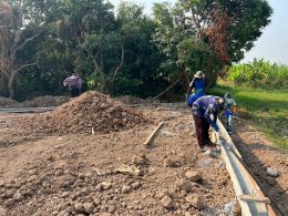 คบ.สุโขทัย  ลงพื้นที่ติดตามความก้าวหน้างานปรับปรุงสถานีสูบน้ำด้วยพลังงานแสงอาทิตย์พร้อมระบบส่งน้ำ บ่อสูบน้ำใต้ดินที่ L30