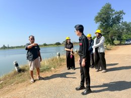 คบ.สุโขทัย  ลงพื้นที่ติดตามสถานการณ์น้ำ เพื่อบริหารจัดการน้ำฤดูแล้ง 68/69 