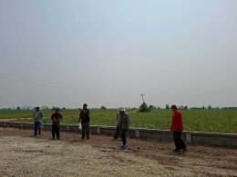 คบ.สุโขทัย  ลงพื้นที่ติดตามความก้าวหน้าปรับปรุงสถานีสูบน้ำด้วยพลังงานแสงอาทิตย์พร้อมระบบส่งน้ำ บ่อสูบน้ำใต้ดินที่ E6