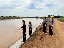 คบ.สุโขทัย  ลงพื้นที่ติดตามสถานการณ์น้ำ บริเวณสะพานคลองน้ำไหล