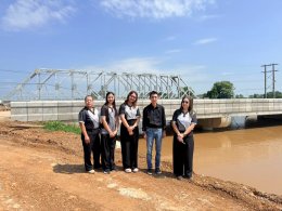 คบ.สุโขทัย  ลงพื้นที่ติดตามสถานการณ์น้ำและตรวจสอบสภาพพื้นที่จุดติดตั้งเครื่องสูบน้ำบรรเทาน้ำท่วมขัง