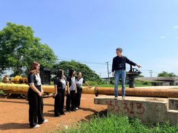 คบ.สุโขทัย  ลงพื้นที่ติดตามสถานการณ์น้ำและตรวจสอบสภาพพื้นที่จุดติดตั้งเครื่องสูบน้ำบรรเทาน้ำท่วมขัง