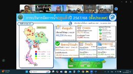 คบ.สุโขทัย  ร่วมประชุมคณะอนุกรรมการติดตามและวิเคราะห์แนวโน้มสถานการณ์น้ำ 