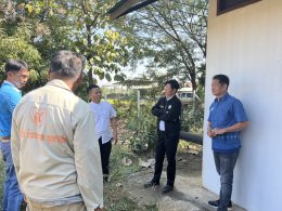 คบ.สุโขทัย  ลงพื้นที่ดูงานระบบส่งน้ำ บ่อสูบน้ำใต้ดินที่ 29