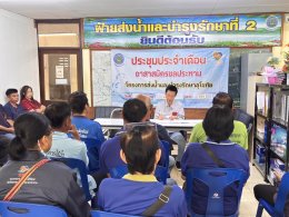 คบ.สุโขทัย  ประชุมอาสาสมัครชลประทาน ประจำเดือนกันยายน 2568 ฝ่ายส่งน้ำและบำรุงรักษาที่ 2 