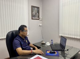 คบ.สุโขทัย  ร่วมประชุมปิดการตรวจสอบการปฏิบัติตามกฎหมาย เรื่อง การจัดเก็บรายได้หมุนเวียน เพื่อการชลประทาน กรมชลประทาน ประจำปีงบประมาณ พ.ศ. 2565