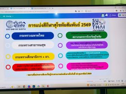 คบ.สุโขทัย  ร่วมประชุมเตรียมความพร้อมในการเข้าร่วมแข่งขันกีฬา สุโขทัยสัมพันธ์ 2569