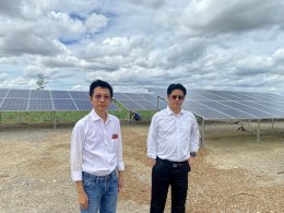 คบ.สุโขทัย  ลงพื้นที่ติดตามความก้าวหน้างานปรับปรุงสถานีสูบน้ำด้วยพลังงานแสงอาทิตย์พร้อมระบบส่งน้ำ บ่อสูบน้ำใต้ดินที่ L15 และบ่อสูบน้ำใต้ดินที่ L16