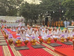 คบ.สุโขทัย  ร่วมพิธีบรรพชาอุปสมบทพระภิกษุสามเณรและบวชศีลจาริณีภาคฤดูร้อน 