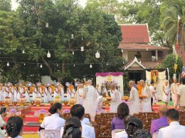 คบ.สุโขทัย  ร่วมพิธีบรรพชาอุปสมบทพระภิกษุสามเณรและบวชศีลจาริณีภาคฤดูร้อน 