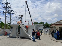 ตู้สำนักงานเคลื่อนที่ 2 ชั้น