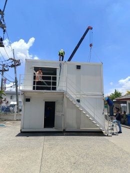 ตู้สำนักงานเคลื่อนที่ 2 ชั้น