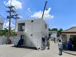 ตู้สำนักงานเคลื่อนที่ 2 ชั้น