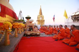 พิธีบรรจุแผ่นดวง ณ พระบรมบรรพตภูเขาทอง วัดสระเกศ ราชวรมหาวิหาร