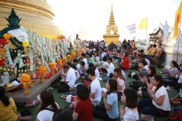 พิธีบรรจุแผ่นดวง ณ พระบรมบรรพตภูเขาทอง วัดสระเกศ ราชวรมหาวิหาร