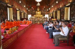 พิธีอุปสมบทของสามเณรเปรียญทั้ง ๕ รูป สามเณรของวัดสระเกศราชวรมหาวิหาร